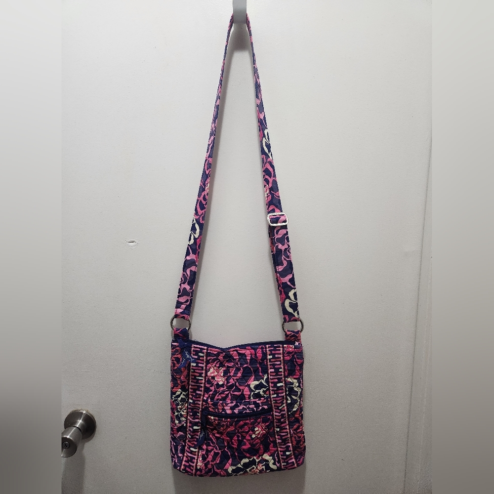 Vera Bradley Floral Design Hipster Purse and Matching Wallet